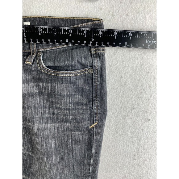 Abercrombie & Fitch Jeans Womens 0 Grey Erin Distressed Denim Stretch Pockets - Picture 4 of 15